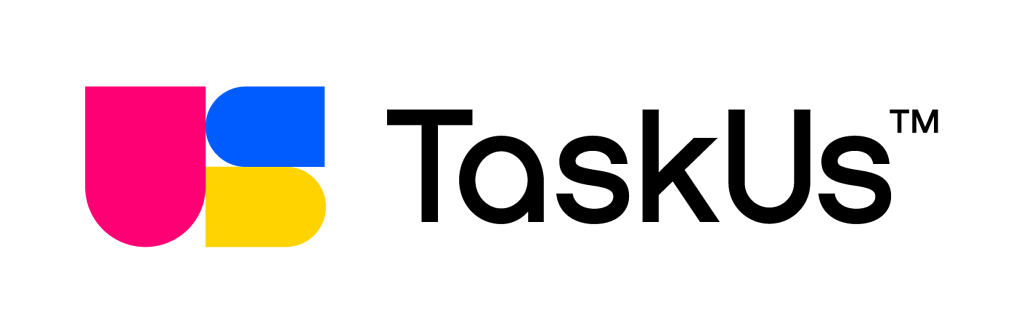 Logo of the American Red Cross with a stylized "US" in pink, blue, and yellow block letters next to the organization’s name in black text.