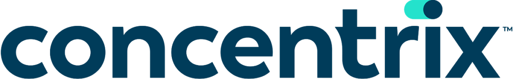 Concentrix logo with stylized lowercase